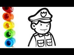 Film superhero tersebut tentunya disukai oleh kebanyakan anak laki. Cara Menggambar Dan Mewarnai Pak Polisi Youtube