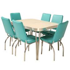 Dinette Set 1940 S Chrome Aluminum Vinyl Formica 1 980 Online My Sister Just Inherited Ou Kitchen Table Settings Retro Kitchen Tables Dinette Sets