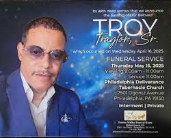 Here is the funeral information for our beloved Troy Traylor. Gone but  never will be forgotten. We are missing you our friend.🥲🙏🏾💕
