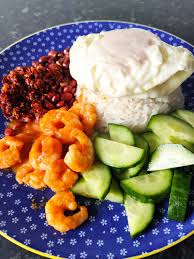 This creative new dish might be your new favourite if you give it a try. Homemade Coconut Rice With Sambal Prawns Nasi Lemak Sambal Udang Food
