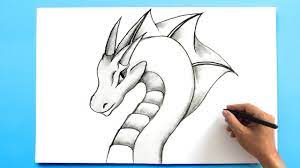 Our phenomenal range of dragon drawings are perfect for halloween party invites, video game advertisement posters and flyers, tattoo artists and several others. Easy Dragon Drawing How To Draw A Dragon Step By Step Easy Pencil Sketch Youtube