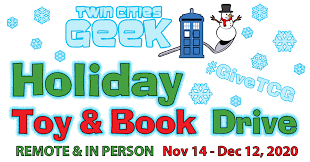 The 2020 Twin Cities Geek Holiday Toy Book Drive Is Here Twin Cities Geek