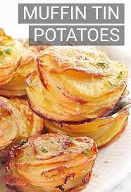 Cheesy Mini Gratin Dauphinois Potato Stacks Chef Not Required Recipe Parmesan Potato Stacks Potato Stacks Parmesan Potatoes