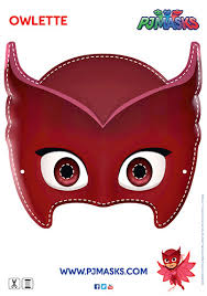 Check spelling or type a new query. Pj Masks Owlette Mask Printable Bub Hub