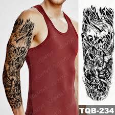 6 sheets temporary fake tattoos for men adults phoenix bird flame tribal mythical legendary fantasy temporary fake tattoo for women neck arm chest for woman 3.7 x 3.7 inch $12.99 $ 12. Large Arm Sleeve Tattoo Maori Dragon Flame Waterproof Temporary Tatoo Sticker Skull Majesty Men Women Full Totem Tatto Buy At The Price Of 2 26 In Aliexpress Com Imall Com