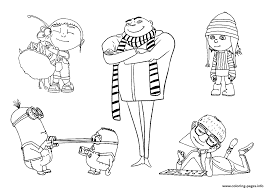 Download this adorable dog printable to delight your child. Despicable Me Minions Coloring Pages Printable
