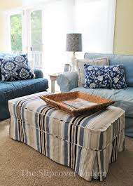 Couch covers & furniture covers. 10 Simple Ottoman Slipcover Ideas For Diy Decorators The Slipcover Maker