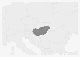 Mapa geográfico do país europeu hungria cidades. Mapa De Europa Com O Mapa Destacado De Hungria Ilustracao Do Vetor Ilustracao De Hungarian Curso 146942433