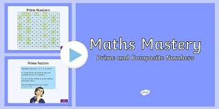 Students will list factors of a number on the table. Prime And Composite Numbers Maths Mastery Powerpoint