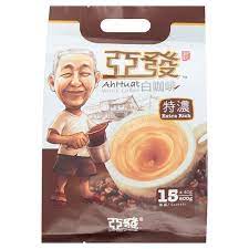 Ah huat white coffee extra rich is made from premium coffee beans roasted in a mild and low temperature. Ah Huat Extra Rich White Coffee 15 X 40g Tesco Groceries
