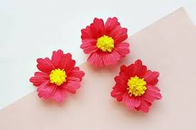 Every cloud construction paper flowers. How To Make Cute Small Paper Flowers Free Template