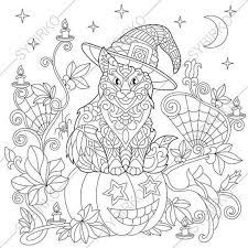 Top 25 halloween coloring pages for kids: Coloring Page For Adults Digital Coloring Page Halloween Etsy Halloween Coloring Pages Halloween Coloring Halloween Coloring Sheets