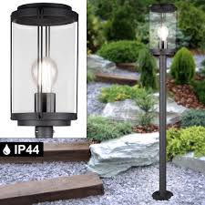 Aussen Stehlampe Laterne Alu Schwarz
