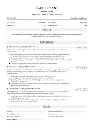 Business Analyst Resume Guide 12 Templates Pdf Free Downloads