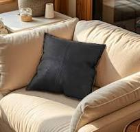 Leather Pillow with Deformation Record, One-Second Disassembly and Storage  Bag for Small Apartments, Innovative Lazy Home Finishing Technology