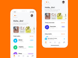 Home Screen For Fitness Homescreen Fitness Design App Design