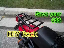 Designed for all styles and types of bikes, upgrade your garage to a diy shop with premium motorcycle lifts, jacks, and stands! Diy Motorcycle Luggage Cargo Rack Youtube