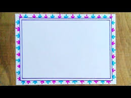 Cover Page Design Book Cover Design Page Border Designs Border Paper Youtube Simple Borders Border Design Paper Design