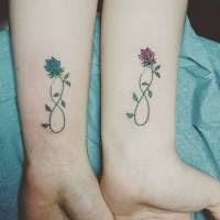Maybe you would like to learn more about one of these? Infinity Rose Tattoo For Best Girl Friends Entertainmentmesh