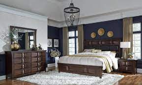 Get sets that include mahogany beds, dressers and nightstands for a cool twist. Global Furniture Monterey 4 Piece Platform Bedroom Set In Mahogany