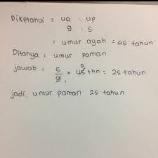 Check spelling or type a new query. Umur Ayah Dan Paman Adalah 9 5 Bila Umur Ayah 45 Tahun Berapa Tahunkah Umur Paman Brainly Co Id
