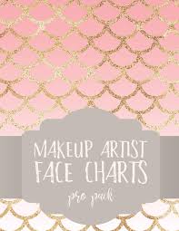 makeup artist face charts pro pack face charts for makeup