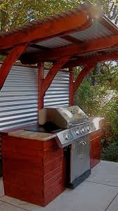 outdoor kitchen grill