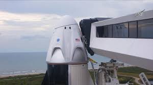 The launch of spacex's crew dragon capsule with three us and one japanese astronaut from the crew dragon was supposed to launch on a falcon 9 rocket from cape canaveral in florida. Nasa S Spacex Launch Scrubbed Due To Weather Next Chance On Saturday Abc News