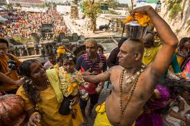 தைப்பூசம், taippūcam ) is a festival celebrated by the tamil community on the full moon in the tamil month of thai (january/february). In Photos Battling Covid 19 Malaysia Holds Main Hindu Festivals Without Devotees