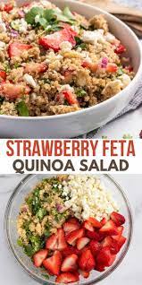 Strawberry Summer Quinoa Salad Recipe In 2021 Easy Salad Recipes Full Meal Recipes Zest Recipes