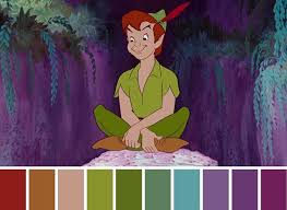 Peter Pan Color Palette Disney Color Colorful Color Scheme Design Movie Color Palette Disney Colors Peter Pan Disney