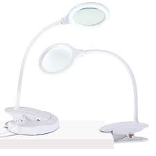 Brightech Lightview Portable Battery Powered Magnifying Glass With Bright Led Light Stand Clamp Magnifying Lamp For Mobile Estheticians Makeup Artists Painting Sewing Crafts Reading