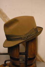 Beautiful Vintage Stingy Short Rimmed Trilby Fedora Light Brown Hut Olfers Uk 7 Trilby Fedora Hats For Men Felt Hat