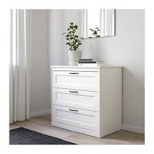 Songesand 3 Drawer Chest White 32 1 4x31 7 8 Ikea Small Chest Of Drawers 3 Drawer Chest Ikea