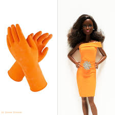 I will show you idea of new hair style everyday, and guide you to make beautiful hair style meticulously. Orange Dress Diy Barbie Clothes Barbie Clothes Easy Diy Barbie Clothes