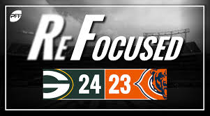 The packers got the ball first and gained one first packers vs. Refocused Nfl Week 1 Green Bay Packers 24 Chicago Bears 23 Nfl News Rankings And Statistics Pff