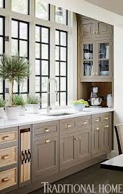 Poised Taupe Kitchen Taupe Kitchen Cabinets Taupe Kitchen Kitchen Cabinet Colors