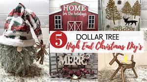 5 New High End Dollar Tree Christmas Diy S On A Budget Dollar Tree Farmhouse Christmas Diy S 2020 Yout In 2020 Christmas Diy Christmas Decor Diy Dollar Tree Crafts