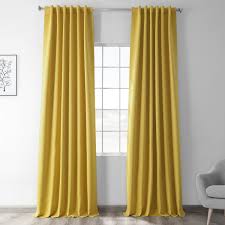Yellow & white cotton slub canvas with a lovely linen look texture. Yellow Gold Curtains Drapes You Ll Love In 2021 Wayfair