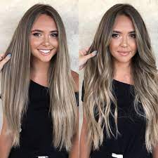 Front Side Or Back Swipe To Decide W Habitextensionmethod Hair Styles Light Brown Hair Balayage Hair