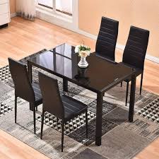Check spelling or type a new query. Rectangular Glass Dining Table Set Promotions