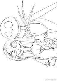 Mother goose rhymes in rebus form. Nightmare Before Christmas Jack And Sally Coloring Pages Coloring4free Coloring4free Com