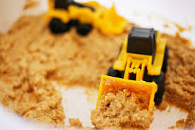 In stock & ready to ship. Easy Taste Safe Construction Site Sensory Bin By Being This Mama