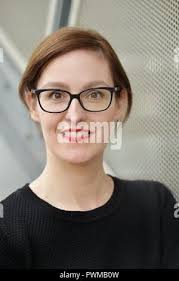 Alex Beer in October 2018 at the Frankfurt Book Fair.