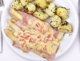 Stangenspargel Mit Schinken Und Kase Rezept Mit Bildern Rezepte