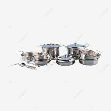 Kitchen utensils for cooking food on transparent background png. Kitchen Utensils Cooking Stainless Steel Kitchenware Kitchenware Double Ear Pot Cooking Png Transparent Image And Clipart For Free Download