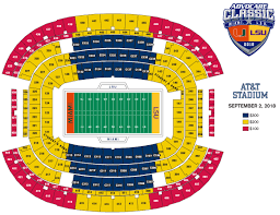 Seating Map Advocare Football Classic