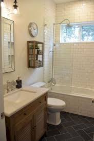 116 Rustic Farmhouse Bathroom Ideas With Shower Matchness Com White Subway Tile Shower Wood Bathroom Bathroom Floor Tiles