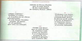 En cuanto a su composición, la letra y música han sido. Himno Nacional De Venezuela Cumple 134 Anos 800noticias