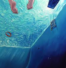 Acrylic Painting Swimming Pool Ugallery Online Art Gallery Swimming Pool Art Pool Art Online Art Gallery